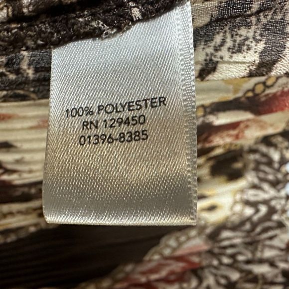 CJ Banks Womens Pullover Brown Ribbed Plus Size 1X - Picture 7 of 10